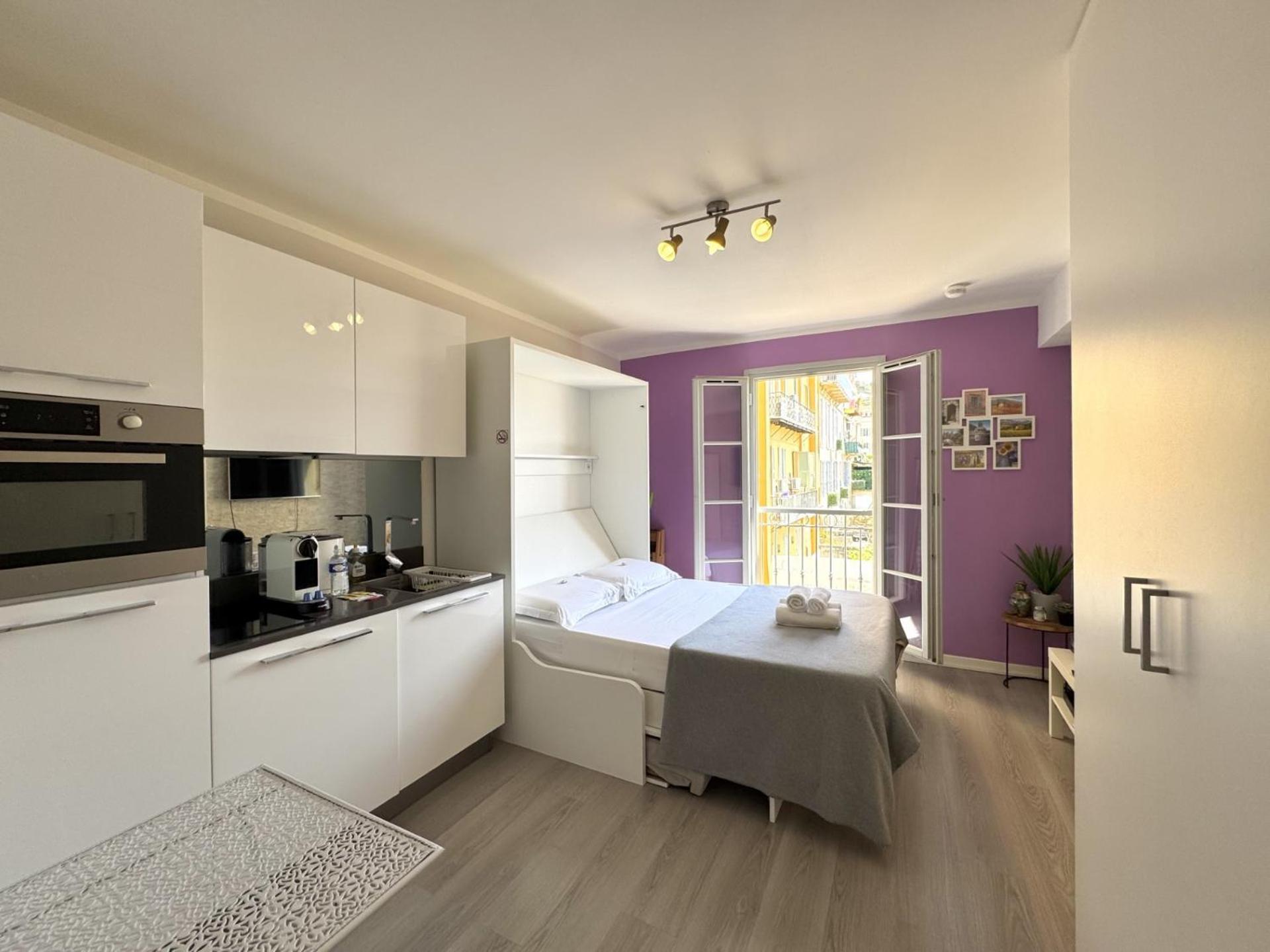 Aparthotel Riviera Nice Cote D'Azur - Old Town - Studio Ac - Sea View - 50M Promenade Des Anglais- La Maison Linda Экстерьер фото